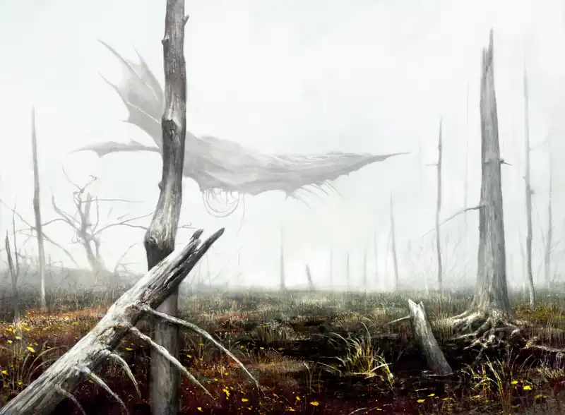 MTG 団結のドミナリア 基本土地「沼」 イラスト:Seb McKinnon