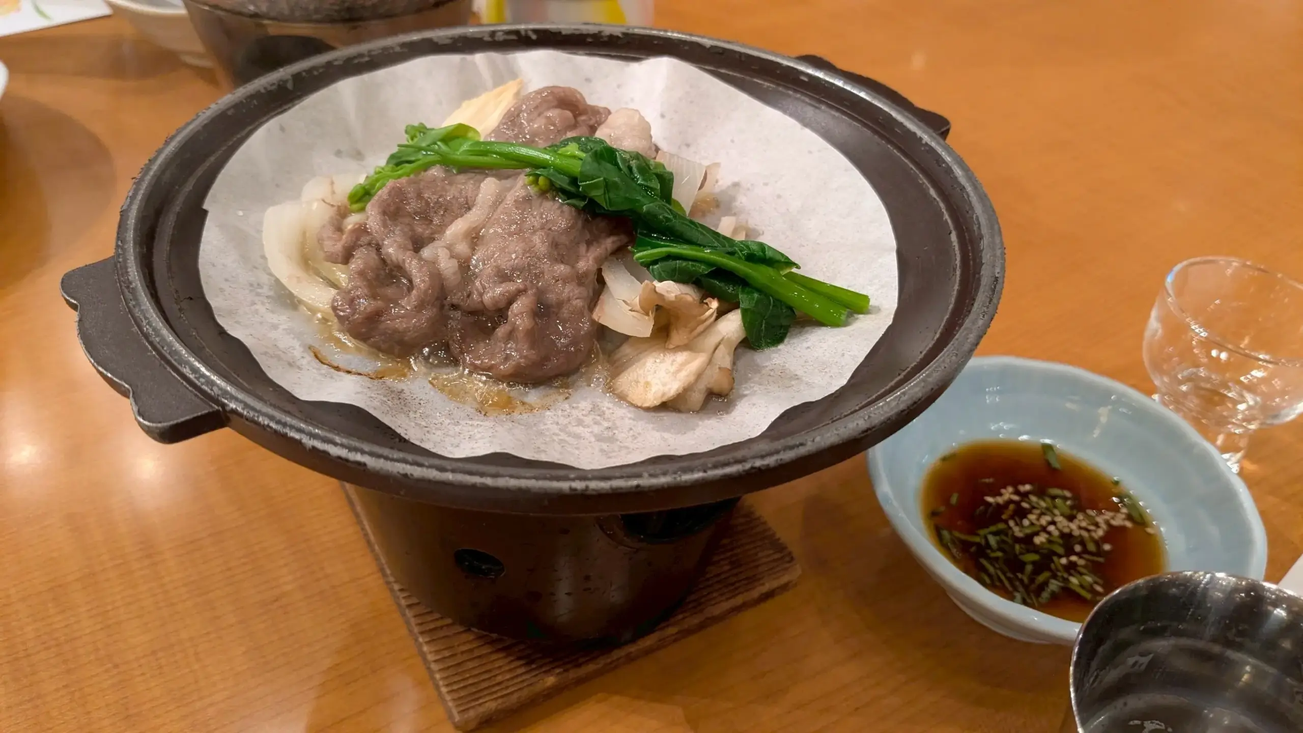 四季の宿みのわ　陶板焼き