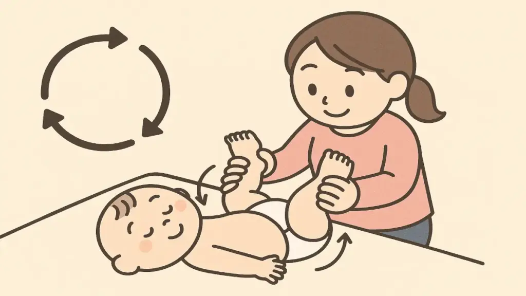 うんち体操のイメージ図
